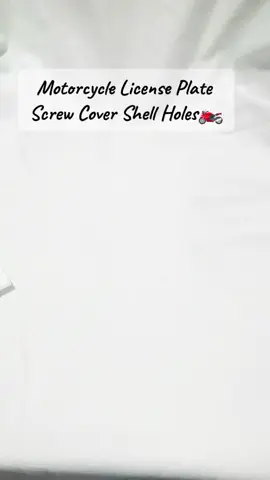 Motorcycle License Plate Screw Cover Shell Holes #motorycleaccessories #MotorcyclePart #PlatescooterAccessories #MotorcycleLiscensePlateScrewCoverHoles 
