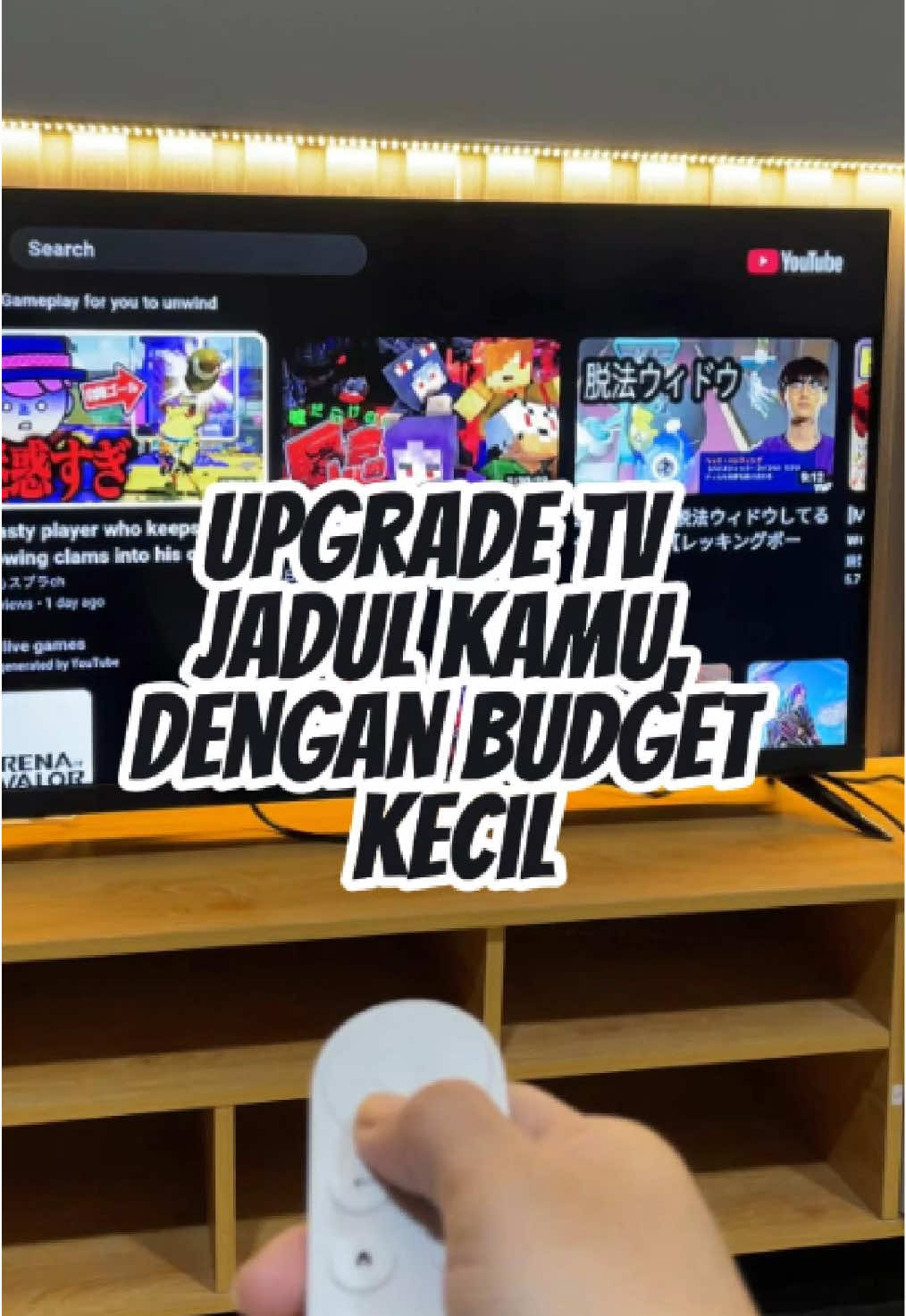 Upgrade TV kamu jadul kamu pake TV box sekarang #tvbox #tvpintar #smartv 