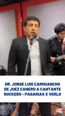 Dr. Jose Luis Carhuancho cantante de Rock.