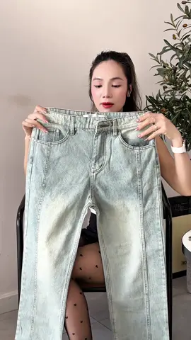 Quần jean ống suông dài#PhuongHoLy #quanjean #quannam #quanjeansuong 