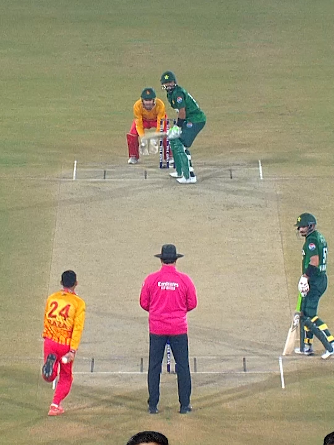 Babar smashes back-to-back boundaries 💪 Turning up the heat with some meaty blows off Sikandar Raza! 📺 Watch live in the UK region, sign up now at https://live.pcb.com.pk #CricketKiJeet | #PAKvZIM | #BackTheBoysInGreen #SportsOnTikTok