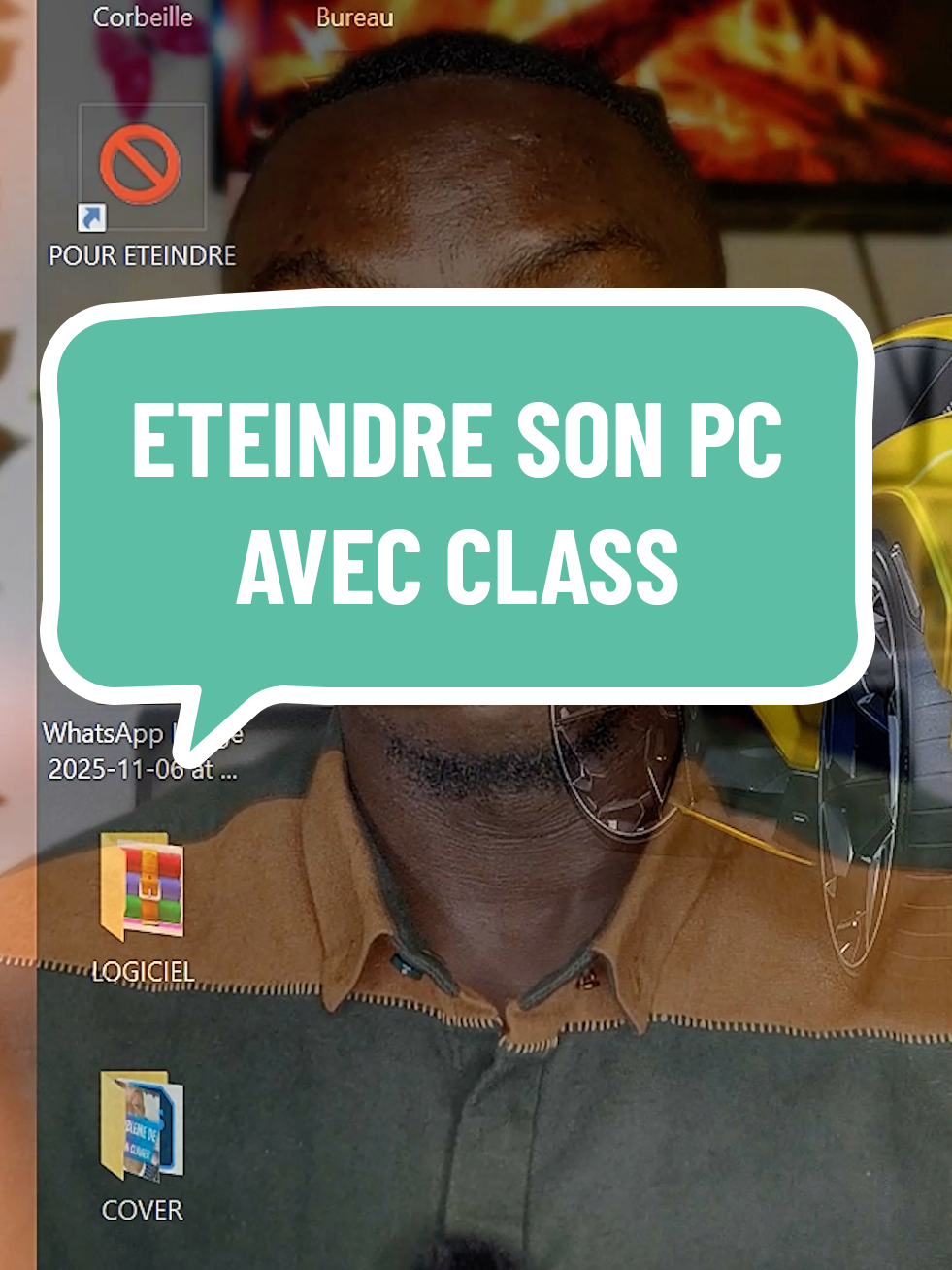 ETEINDRE SON ORDINATEUR AVEC CLASS #hyacinthekoua #pc #ordinateur #achatpc #venteordinateur 