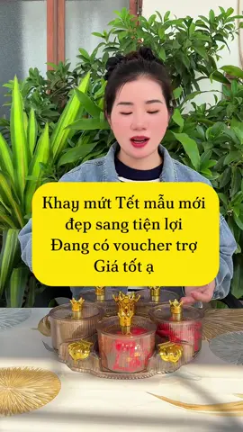 Khay mứt Tết mẫu mới năm nay đẹp quá cả nhà ơi #khaymut #khaymuttet #khaymuttet2026 #khaymutdep #thinhhanhtiktok 