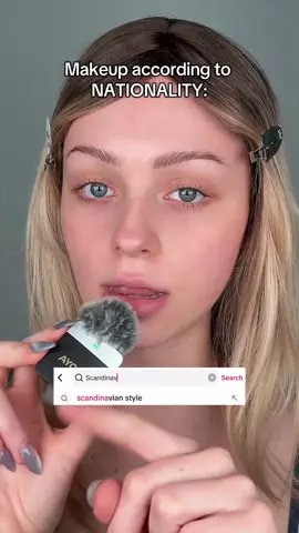 NATIONALITY MAKEUP: Scandinavian glowy, bronzed makeup 🤍 #scandinavian #makeuptutorial #makeuptrend #trending #bronzer 