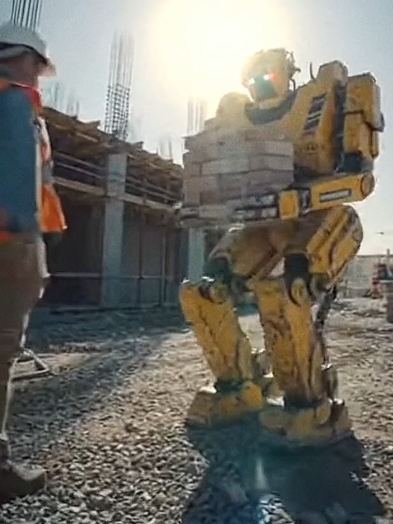 Polski program Robotów Budowlanych - niestety uczyły się od budowlańców #robotybudowlane #budowlańcy #alkoholizm #zabawne #humor #śmieszne #żart #fyp