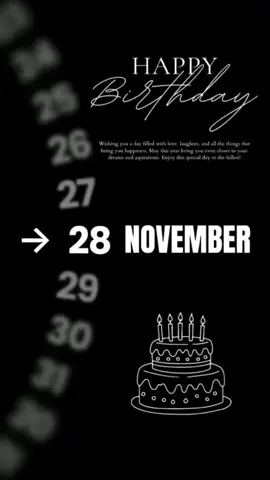 It's My Birthday🎉 | November 28 Tap