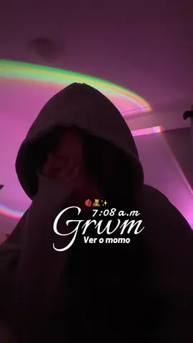 Grwm pa ir ver meu momo 🍓🫶🏻#routine #asmr #routine #grwmmakeup #grwm 