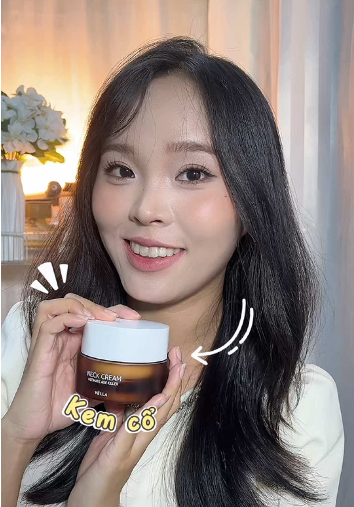 Khuyên dùng trước 25 để ngăn ngừa ngay từ khi da cổ còn đẹp nho #skincare #duongdaco #vella 