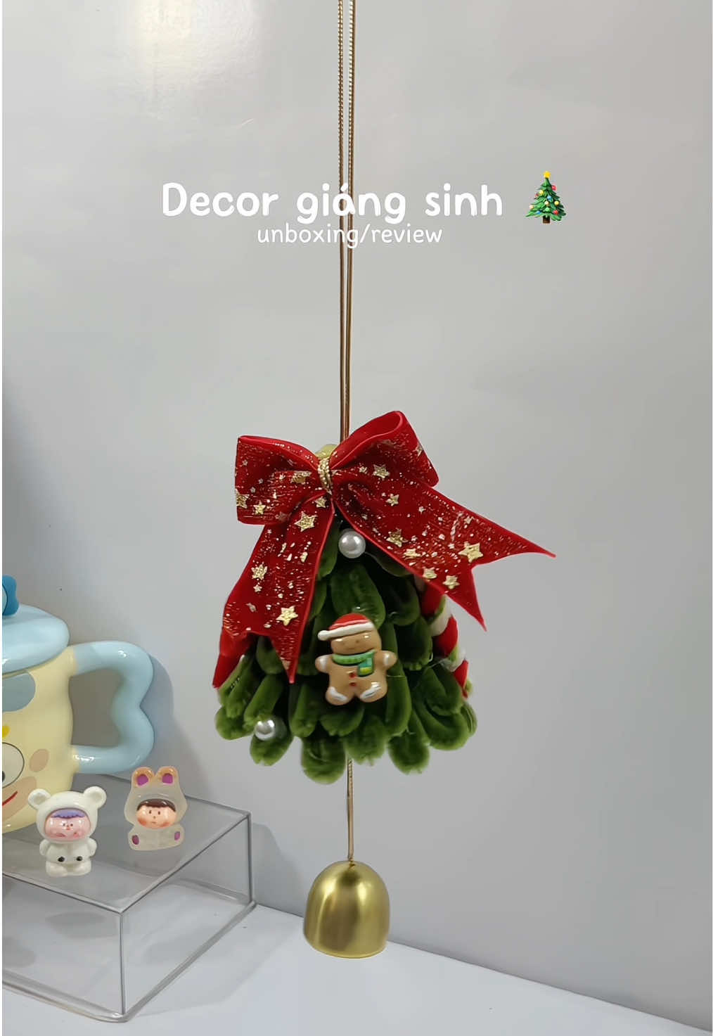 Chuông hình cây thông decor giáng sinhh #noel #giangsinh #decorgiangsinh #xuhuongtiktok #xuhuong 