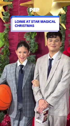 Newly engaged couple Loisa Andalio and Ronnie Alonte at the #StarMagicalChristmas2025 #SleighTheNight #PEPVideo #PEPNews #EntertainmentNews