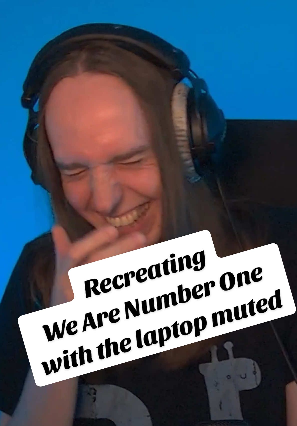 I remade “We Are Number One” from Lazy Town BUT the laptop was muted the entire time… #lazytown #wearenumberone #meme #songchallenge #fyp 