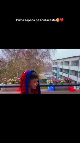 Prima zăpadă pe acest an😍💙❄️🌨️#zapada #snow #kolnporz #primazapada #myboy 