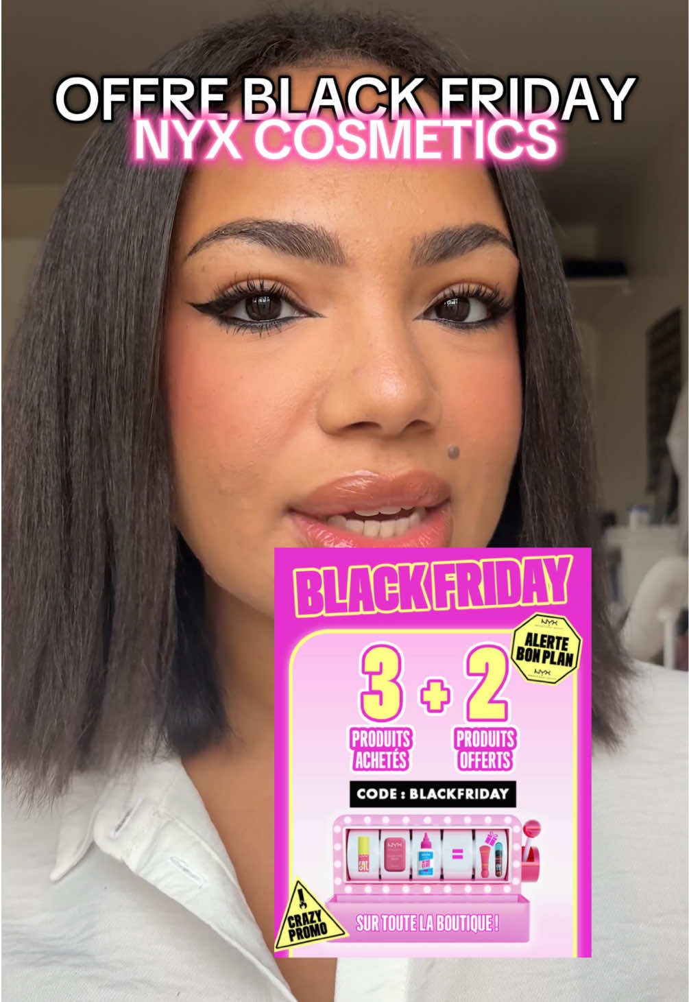 3 produits achetés = 2 produits offerts chez @NYX COSMETICS FRANCE pour le Black Friday !  À cette occasion, voici un TOP 5 de mes produits préférés de la marque ✨  #blackfriday #nyxcosmeticsfrance #bonplanbeaute 