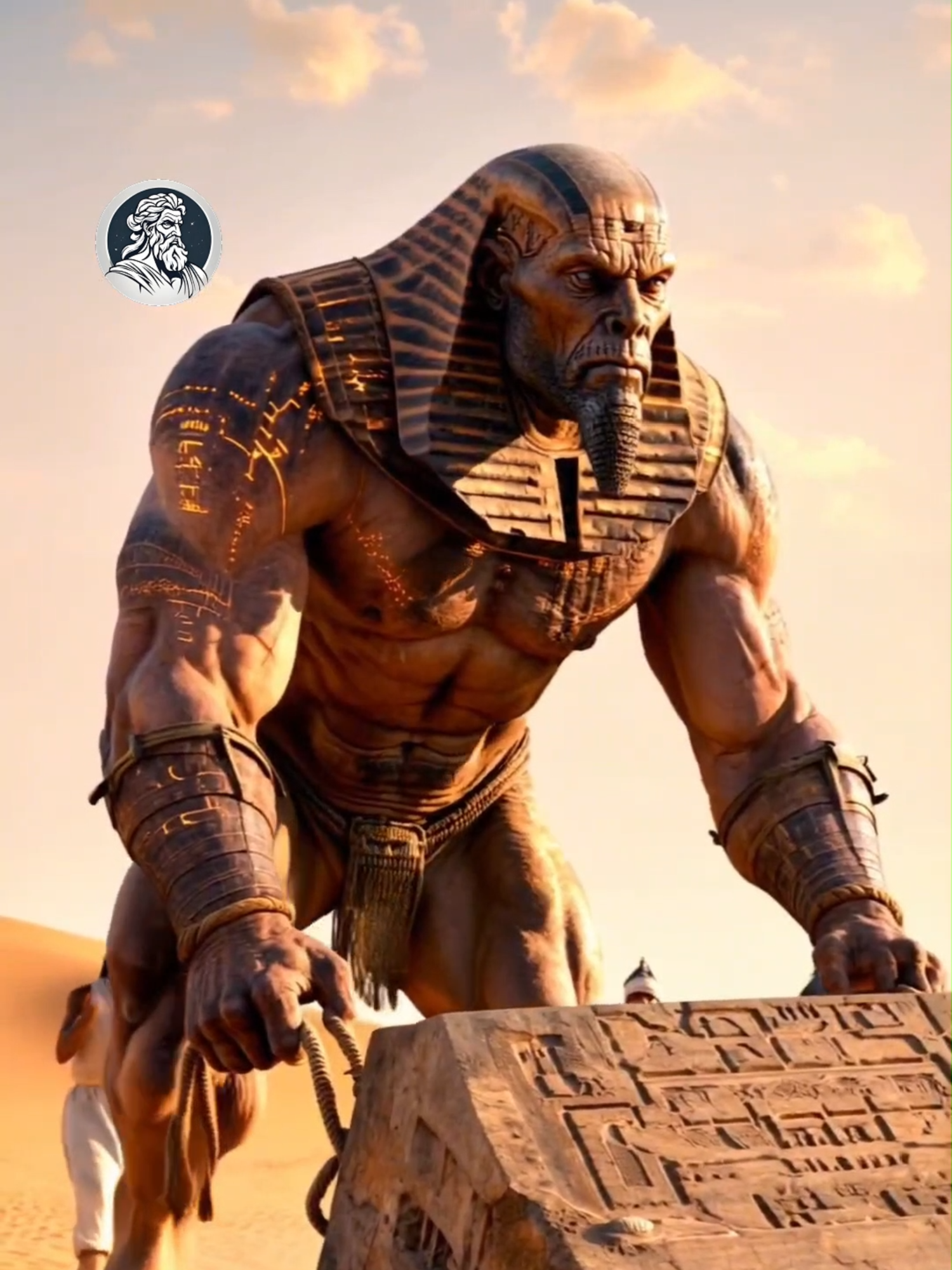 HOW THE PYRAMIDS WERE MADE #cadamitologia #fyp #ai #giants #egypt #desert #pyramids #alien