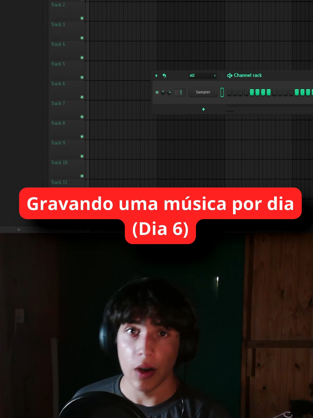 Dia 6 gravando uma música por dia #flstudio #mixagem #produçãomusical
