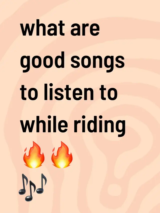 what are good songs to listen to while riding 🔥🔥#viral #riding #songs #playlist 