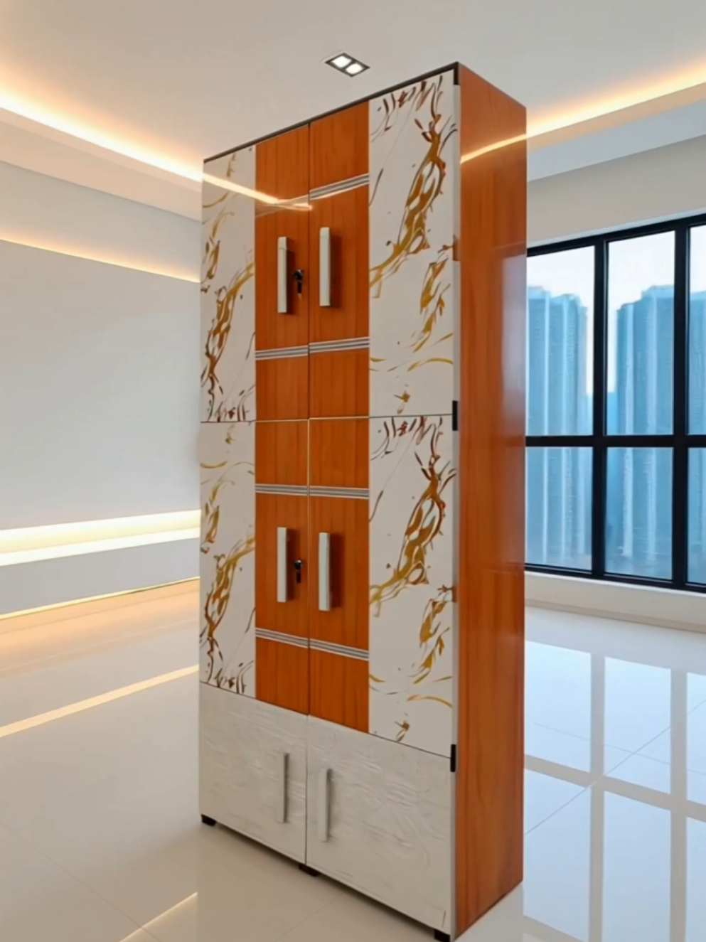 Lemari serbaguna ini cocok buat kamar minimalis yang butuh tempat penyimpanan besar tapi tetap rapi dan tahan lama. Praktis, kuat, dan tampilannya bersih.  #LemariGantung #LemariPlastikMinimalis #LemariSerbaguna #FurnitureRumah #RekomendasiKamar 