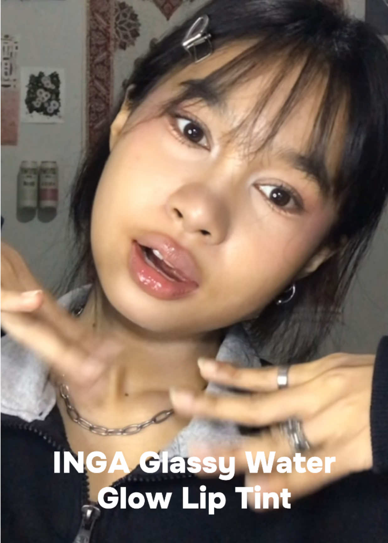 สีRosyRose สีสวยมากกกกกก #INGa #liptint #makeup #ลิปทินท์ #ลิปฉ่ําวาว 