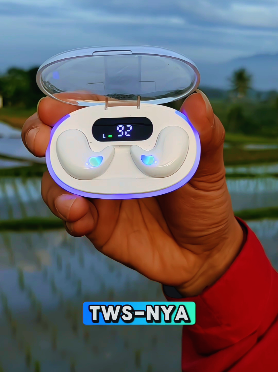 TWS Bluetooth X55, Earphone Bluetooth Mini Buat Olahraga Atau Buat Tiduran Tak Sakit #twsbluetoothx55 #twsx55 #earphonebluetooth #x55 #tws 