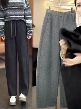 Quần dạ suông bản lưng thun ạ. #quanda #quandainu #quansuong #thoitrangnu #thoitrangnucaocap 