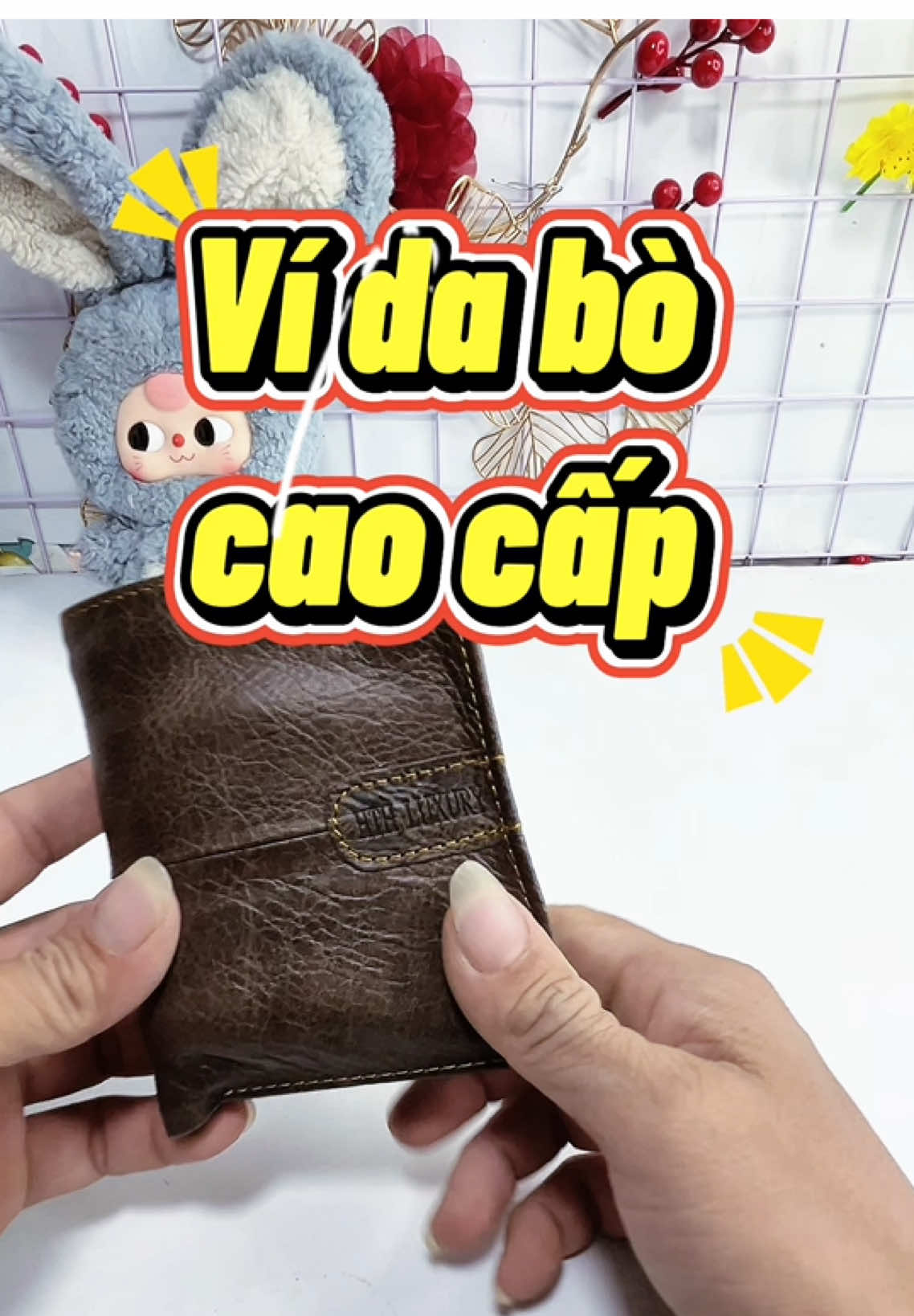 Ví da bò cao cấp . #giadungtienloi #vida #vidabo #vinamdabo #viral 