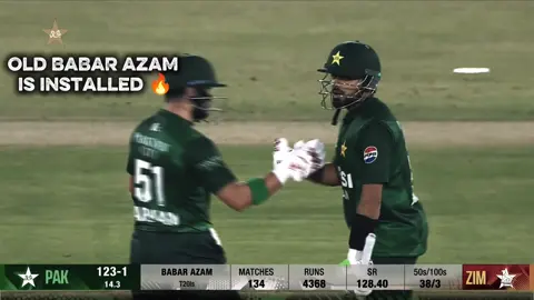 Old king Babar Azam is Installed 👀🥵👑☠️🥶🔥 Babar Azam Very dangerous batting today 👀🥵 74(51) Trending video 👀 @Billa Editz  #fouryou #trendings #babarazam #pakvszim #criketlovers  Please unfreeze my account 🙄