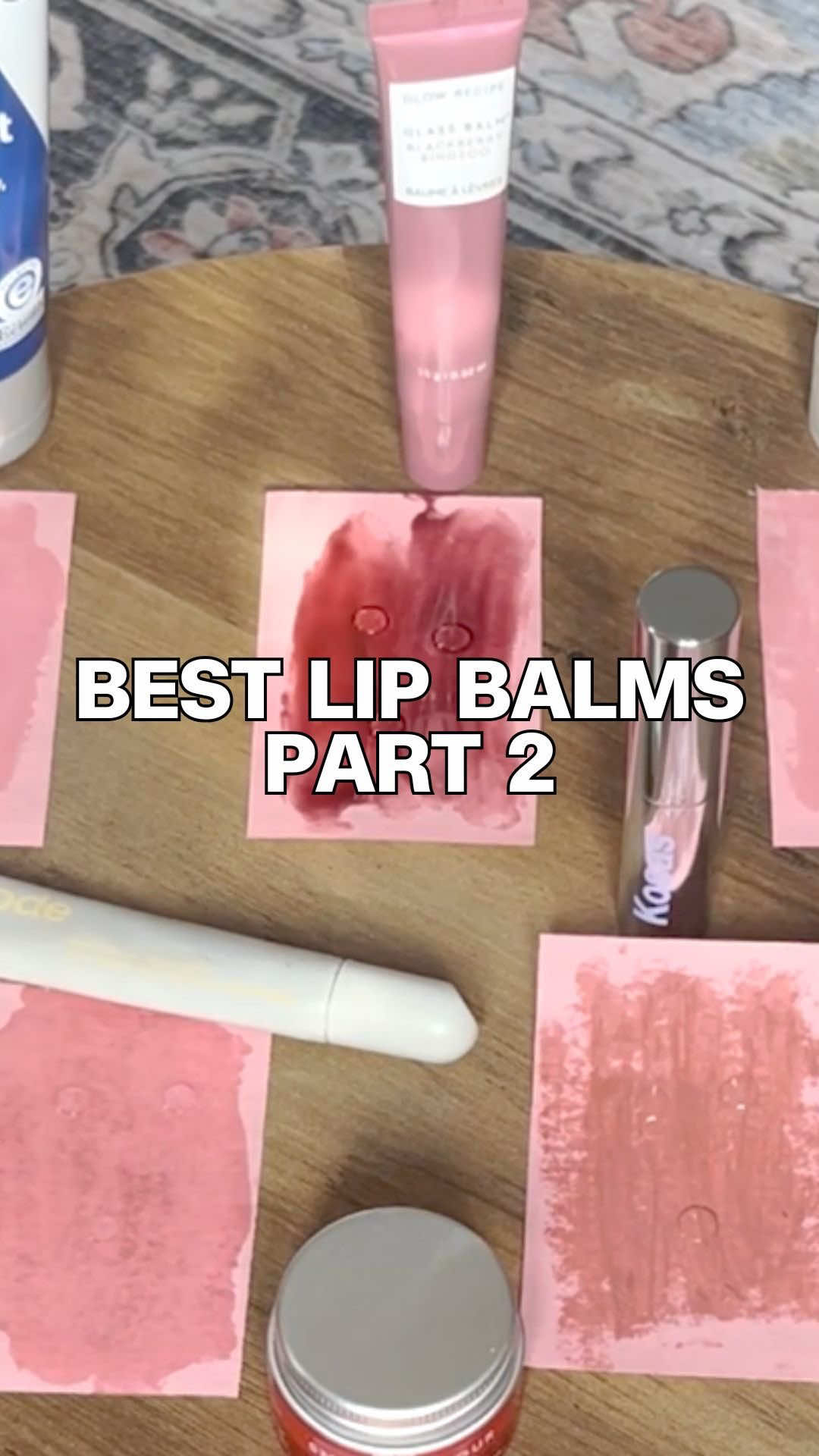 We put 6 popular lip balms head-to-head to test which has the best moisture barrier for keeping your lips hydrated during the winter months! 👄 #lipbalm #lipbalms #commissionearned #producttesting #skincare 