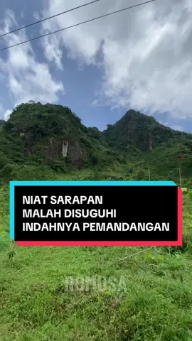 Alhamdulillah kami berkesempatan sarapan di tempat seindah ini tadi pagi 🥲🙏 #kalibening #pandanarum #keindahanalam #banjarnegara #suasanapedesaan 