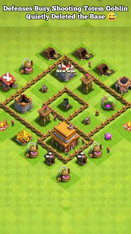 one goblin only 🤣😂 #clashofclans #coc #gaming #cocina #viral 