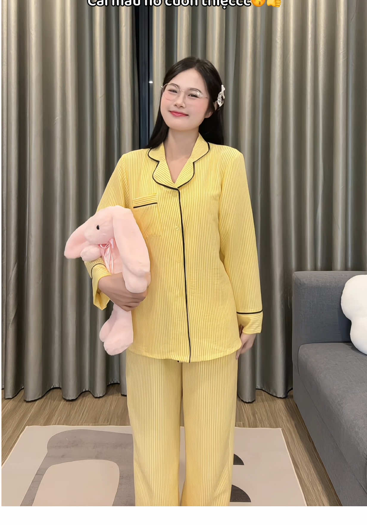 Ngoan xinh iuuuu #bongudaitay #pyjama #ashelananh 