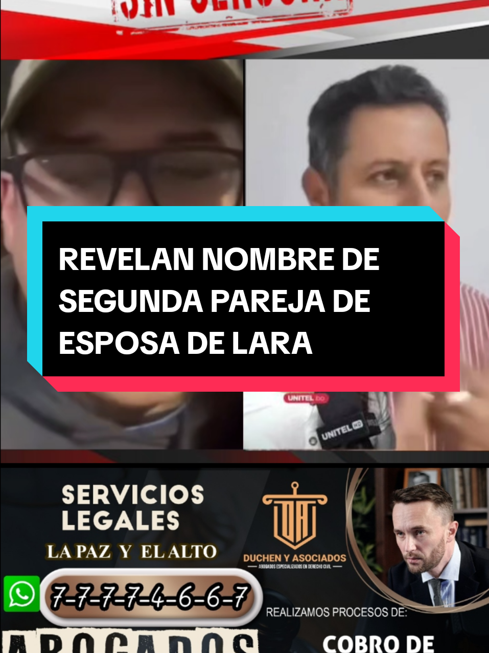 El exmilitar Oswaldo Flores reveló nuevos detalles sobre el polémico video del vicepresidente Edman Lara. En una grabación anterior, Lara denunció una supuesta infidelidad de su esposa, Diana Romero. Según Flores, la persona con quien habría mantenido una relación sería Miguel Jaldín. El escándalo sigue generando gran revuelo en Bolivia. #lara #politica #bolivia🇧🇴 #Viral #sincensurabolivia 