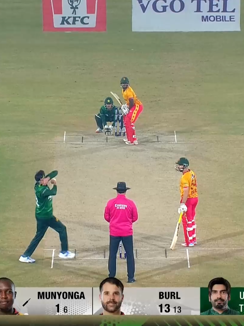 Stunning Hat-Trick By Usman Tariq | Pakistan vs Zimbabwe | Match 04 | Tri Nation Series | PCB | M2T1U   #CricketKiJeet | #PAKvZIM #SportsOnTikTok