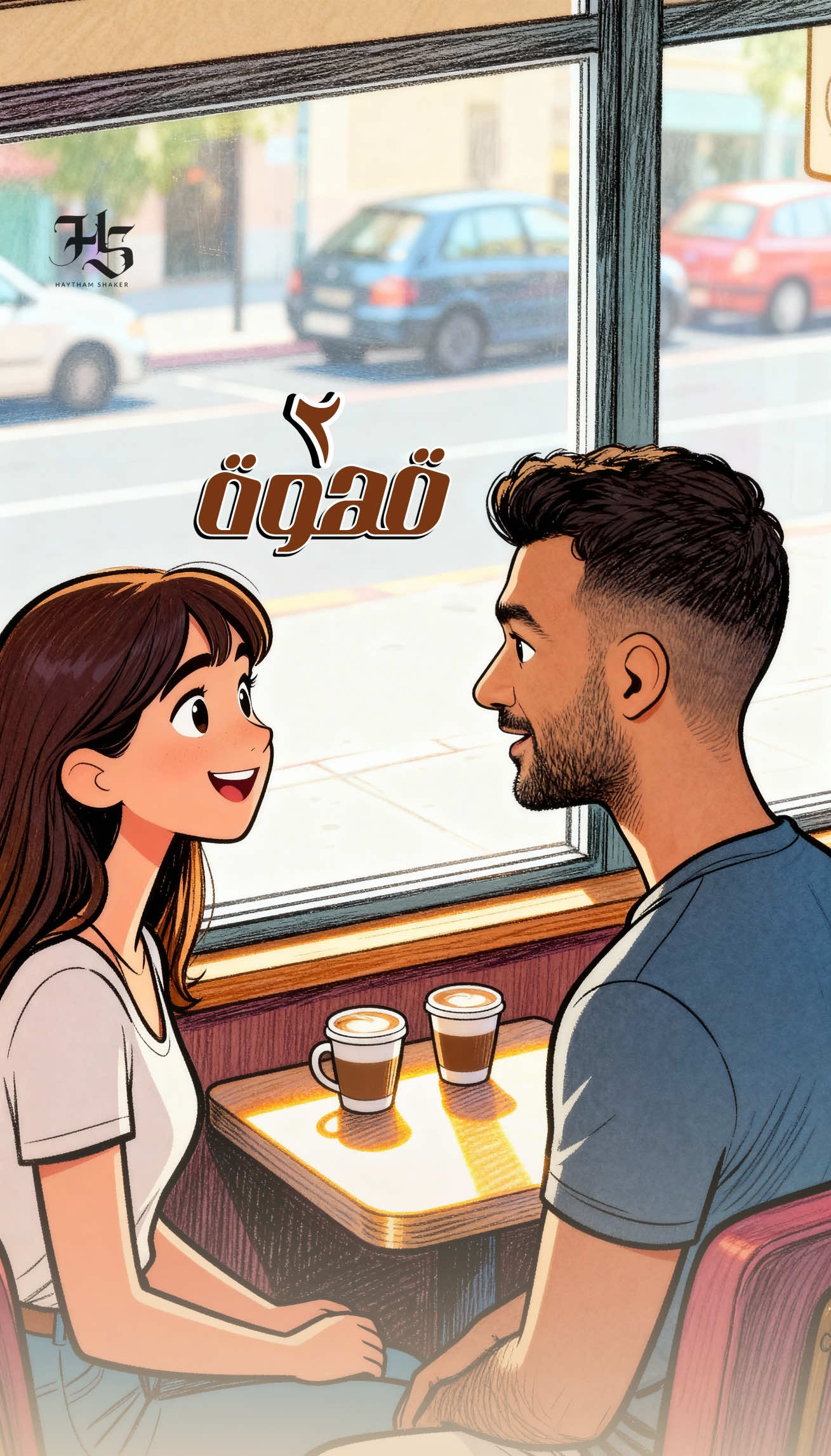 كلامه معايا طمني وخلى العمر بيه أحلى 🤩❤️ #HaythamShaker #هيثم_شاكر #2قهوة #trendingsong #trendingvideo 