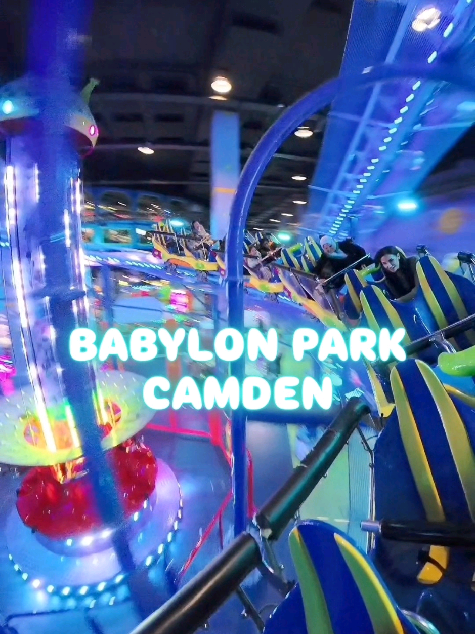 BABYLON PARK 🎢👽👾 Stepped into another universe at Babylon Park Camden 🚀✨ @Babylon Park  |  Invite*  To celebrate my youngest son turning 4 this week we celebrated early and in-style at Babylon Park.  London's secret underground theme park 🎠🎡👽 Unlocking adventure at Babylon Park! 🎢  📍 Camden  👾 2 floors of arcades & games 💚 Soft play 🍽🥤 Restaurant for snacks and drinks  🎢The home to London's only indoor roller coaster ✨️  Using @insta360 🎥 . Have you been before?  . .  . #BabylonParkCamden #FuturisticFun #LondonLife #CamdenTown #EpicDayOut #RideTheAdventure #FamilyDayOut #BabylonPark #CamdenLondon #KidsDayOut #LondonAttractions #MakingMemories #insta360