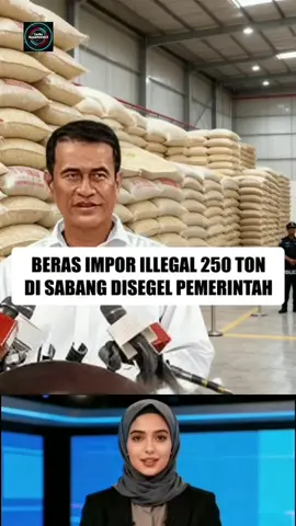 Pemerintah menyegel gudang beras di Sabang, Aceh setelah ditemukan 250 ton beras impor ilegal tanpa izin. Pemeriksaan menyebut beras dari Thailand ini tiba 16 November 2025 dan dibongkar 22 November. Tindakan ini diambil karena bertentangan dengan instruksi presiden terkait stok nasional pangan. Pengawasan makin ketat demi kepentingan publik. #beritaindonesia #sabang #aceh #berasimpor #berasilegal #kementerianpertanian #ekonomipangan #pelabuhansabang 