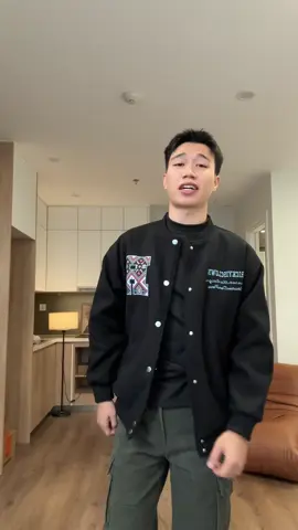 SJC Áo Khoác Bomber Vải Dạ Lót