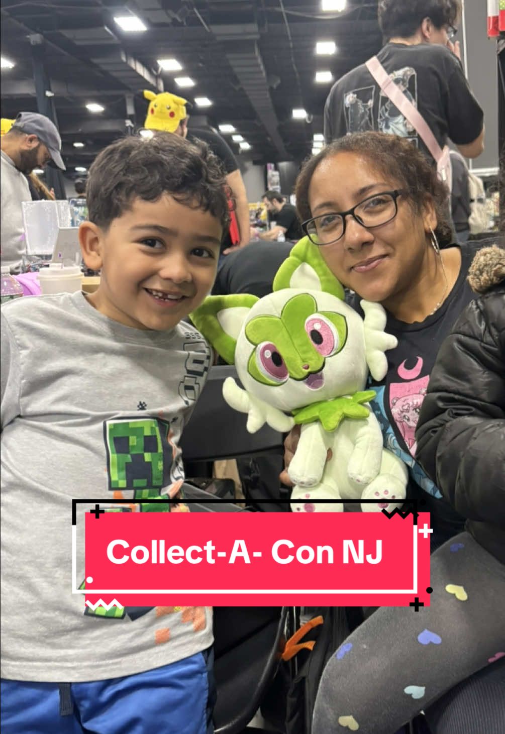 Had such a fun day at Collect-A-Con NJ at the NJ Expo Center 💛✨ #CollectAConNJ #PokemonCards #CardShow #NewJerseyEvents #WeekendVibes