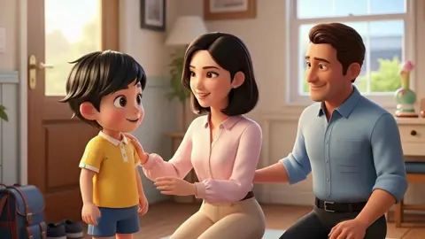 Video khi bạn ở nhà 1 mình AI #mầmnon #kỹnăngsống 