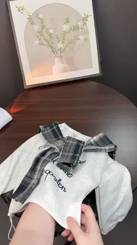 Bộ nỉ bé gái kèm khăn #bonibegai #bothudongchobe #dobobegai #thoitrangtreem 