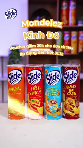 Ăn vặt đêm khuya cùng 4 vị Slide siêu ngon, săn trên nhà Mondelez Kinh Đô combo 4 cực hời luôn. #Kinhdo #Mondelezkinhdo #Slide #banhlatkhoaitay