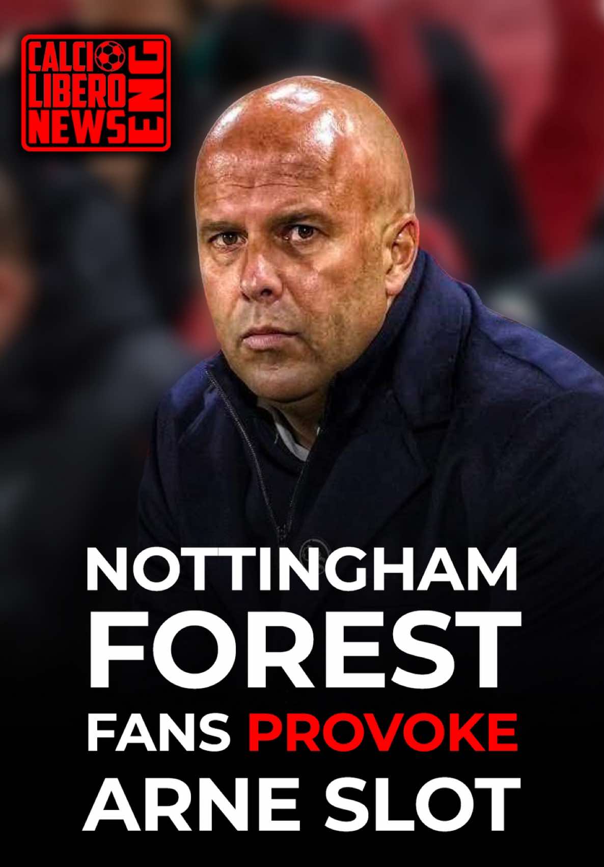 ‘In Your Head’ echoes at Anfield, with Arne Slot as the unwitting star of the Reds’ banter. 😂🔴 #arneslot #liverpool #nottinghamforest #anfield #viral  Graphic 👉🏻 @ludovicomarino_ 