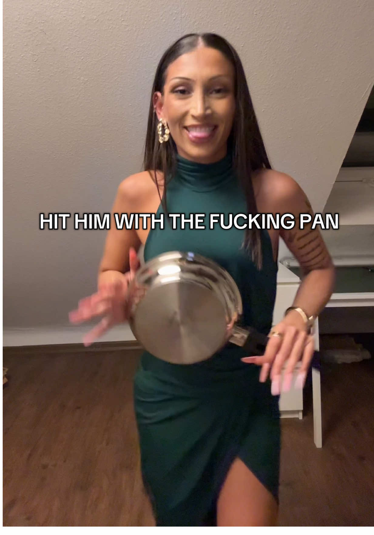 Had to actually bring the pan out this time.. 🍳