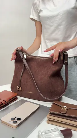 Tulia bag กระเป๋าหนังกลับ จุของได้เยอะ #mossdoom_th #MOSSDOOM #TikTokFashion #กระเป๋าแฟชั่น #กระเป๋าสะพายข้าง 