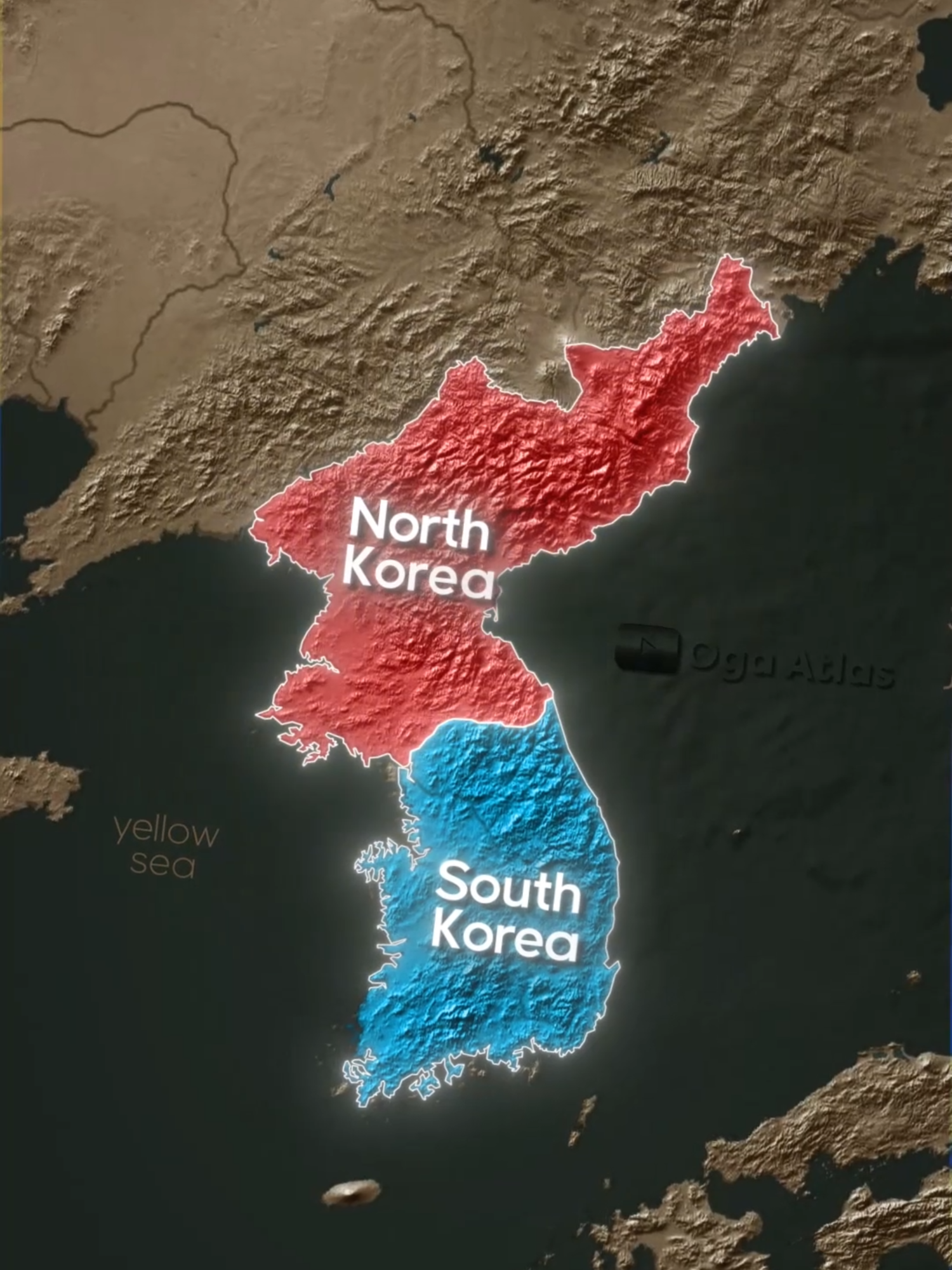 Why Korea Split Into North and South | Oga Atlas #korea #koreantiktok #History #historytok #geography #geographytok #geografia #japan #ussr #unitedstates