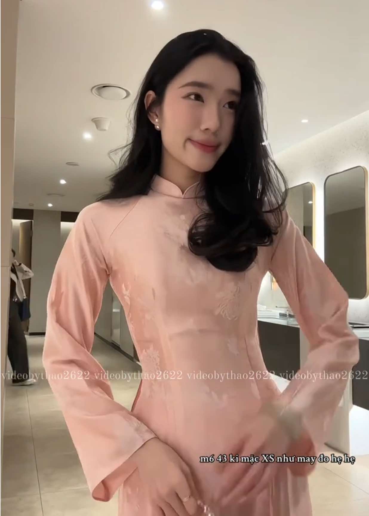 Đã form truyền thống còn có sz XS #thao2622 #aodai #aodailela #aodaitet #review 