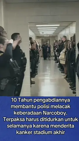 #fypシ anjing polisi K9 candy tutup usia setelah 10 tahun pengabdiannya membantu polisi Virginia