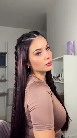 Hairstyle tutorial 😍 @Camila Athina Diaz #hairtok 