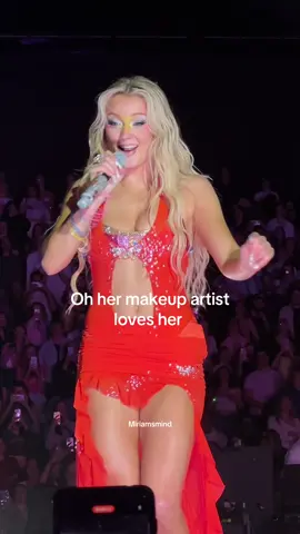 The makeup literally screams midnight sun 😭#zaralarsson#midnightssun#concert 