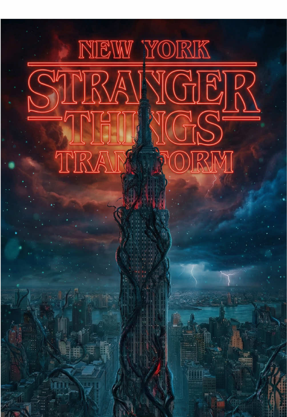 🔥New York goes Upside Down this week🔥 Transformations to the Upside Down created through @ImagineArt , speed ramped and composited in After Effects #strangerthings #strangerthings5 #videoedit #aivideo 
