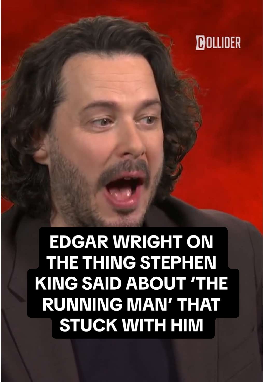 Edgar Wright on the one thing that Stephen King said in an email about The Running Man that stuck with him the most! 📧 #EdgarWright #StephenKing #TheRunningMan @Perri Nemiroff 